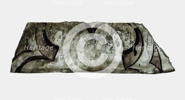 Glass Fragment, French, 15th century. Creator: Unknown.