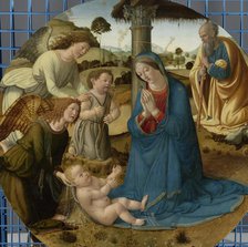 The Adoration of the Christ Child, c.1485-c.1507. Creator: Cosimo Rosselli.
