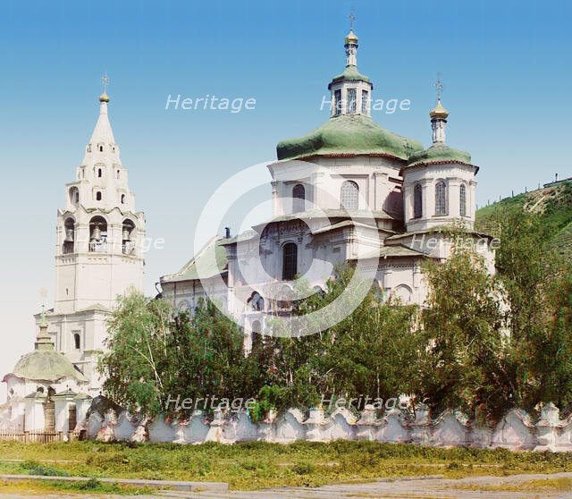 Church of the Holy Mother of God, in Tobolsk (300 years old), 1912. Creator: Sergey Mikhaylovich Prokudin-Gorsky.