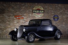 Ford Coupe Custom 1934. Artist: Simon Clay.