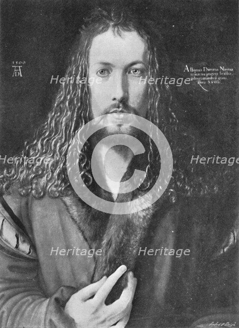 'Self-Portrait', 1500, (1906). Artist: Albrecht Durer.