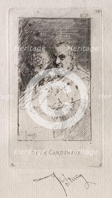 Deaux Cardinaux. Creator: Mariano Fortuny y Carbó (Spanish, 1838-1874).