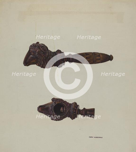 Nutcracker, c. 1940. Creator: Chris Makrenos.