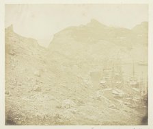 Remains of Old Genoese Castle above the Harbour of Balaklava, 1855. Creator: James Robertson.