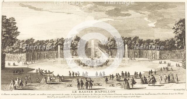 Le Bassin d'Apollon. The Apollo Basin. Creator: Jacques Rigaud.
