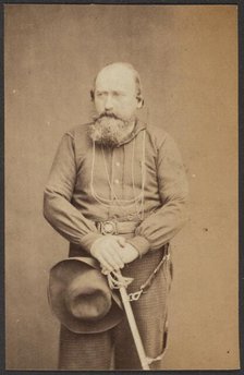 Portrait of Giuseppe Garibaldi, about 1860-1882. Creator: Unknown.