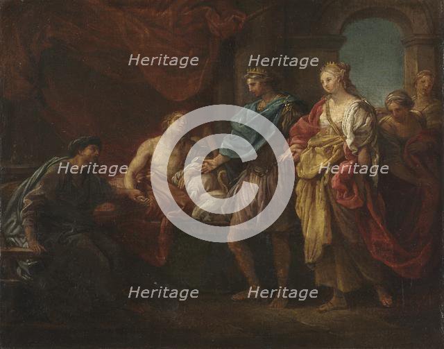 Study for "Antiochus and Stratonice", c. 1746. Creator: Pompeo Batoni (Italian, 1708-1787).