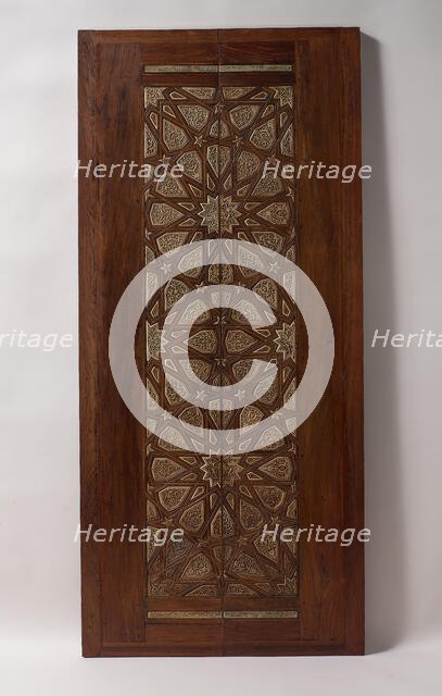 Pair of Minbar Doors, Egypt, ca. 1325-30. Creator: Unknown.