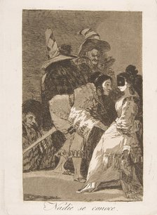 Plate 6 from 'Los Caprichos': Nobody knows himself (Nadie se conoce.), 1799. Creator: Francisco Goya.