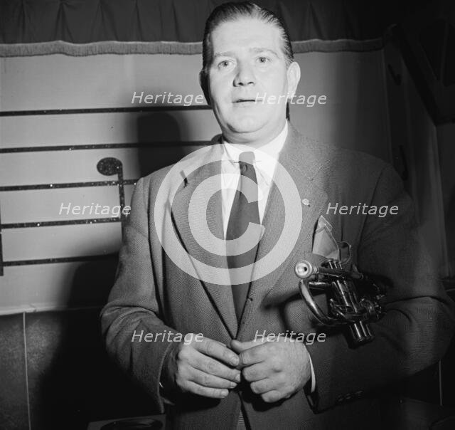 Portrait of Wild Bill Davison, Club Nocturne(?), New York, N.Y., ca. Aug. 1946.  Creator: William Paul Gottlieb.