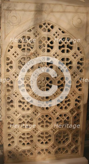 Pierced Window Screen (Jali), India, early 17th century. Creator: Unknown.