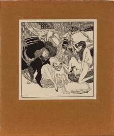 From "Jeux d'Amour de la jeunesse", c1907. Creator: Bayros, Franz von (1866-1924).