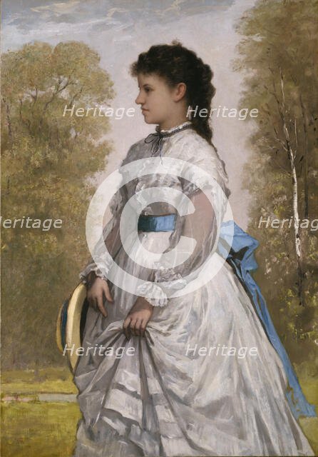 Portrait of Agnes Elizabeth Claflin, 1873. Creator: William Morris Hunt.