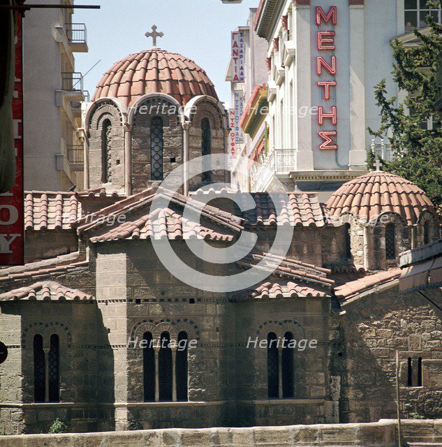 Byzantine church of Agios Eleptherios in Athens, 11th century. Artist: Unknown