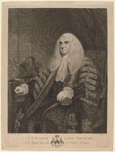 Edward, Lord Thurlow, 1782. Creator: Francesco Bartolozzi.