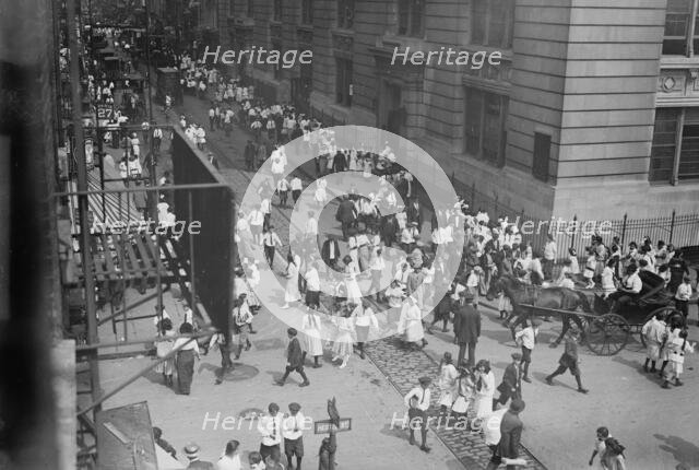 Opening of schools, between c1910 and c1915. Creator: Bain News Service.