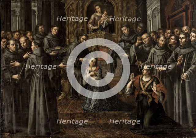 The profession of Saint Clare.