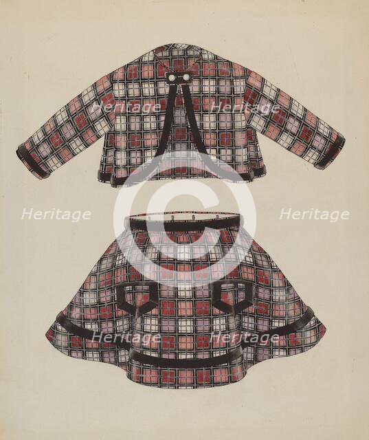 Child's Dress, c. 1936. Creator: Syrena Swanson.