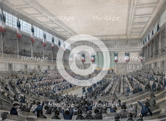 'The National Assembly is in Permanence!', Paris, 15 May 1848.Artist: Victor Adam