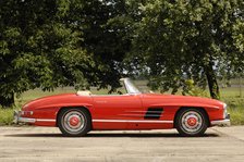 1961 Mercedes Benz 300SL Artist: Unknown.