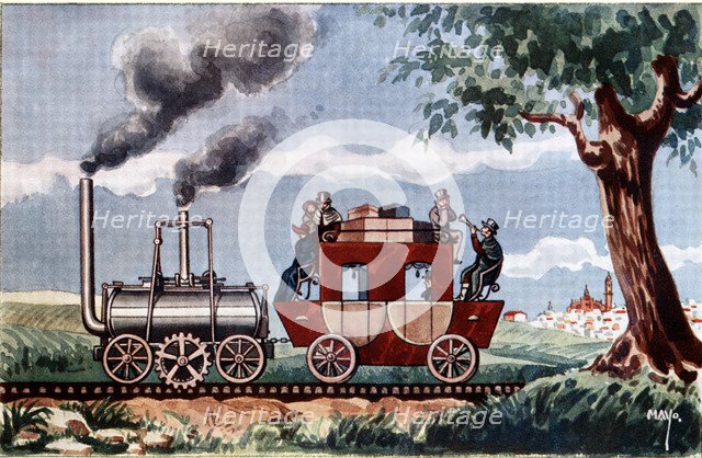 Railroad Project from Jerez de la Fontera to Puerto de Santa Maria, opened to traffic in 1854, en…