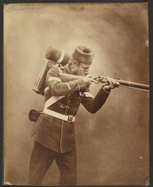 Portrait of a Soldier, about 1856. Creator: Cundall & Howlett.