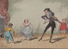 The dancing lesson: The Minuet, 1835.