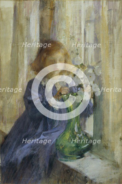 'The green vase', 1882-1923. Artist: James Jebusa Shannon