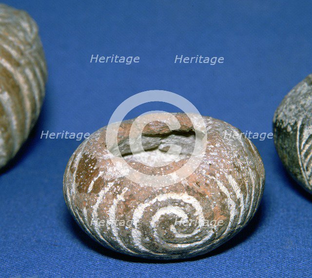Cycladic decorated pottery bowl, 31st century BC. Artist: Unknown