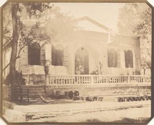 Zerghiandeh. Russian Minister's Country House, Teheran, 1858. Creator: Luigi Pesce.