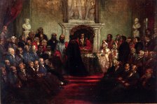 'Presentation of the Freedom of the City to General Garibaldi, April 20 1864'. Artist: Sir John Gilbert