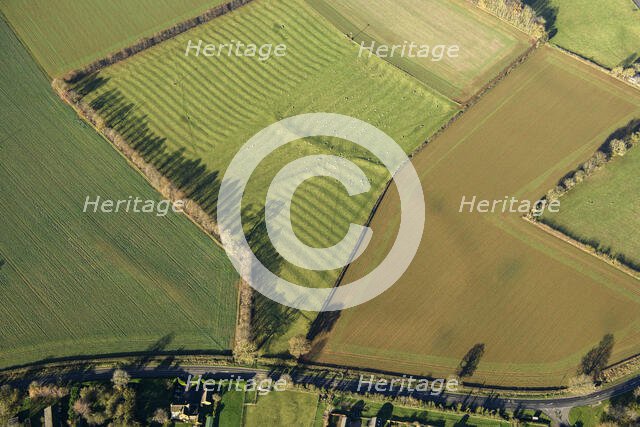 Arbury Banks near Chipping Warden, the earthwork remains of an Iron Age fort and medieval..., 2024 Creator: Damian Grady.
