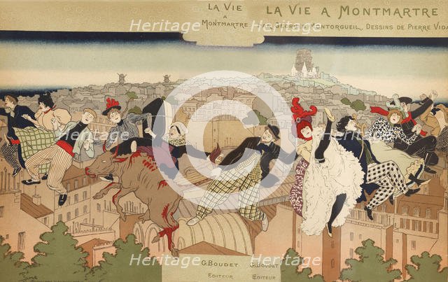 La Vie à Montmartre, 1897. Creator: Vidal, Pierre Marie Louis (1849-1925).