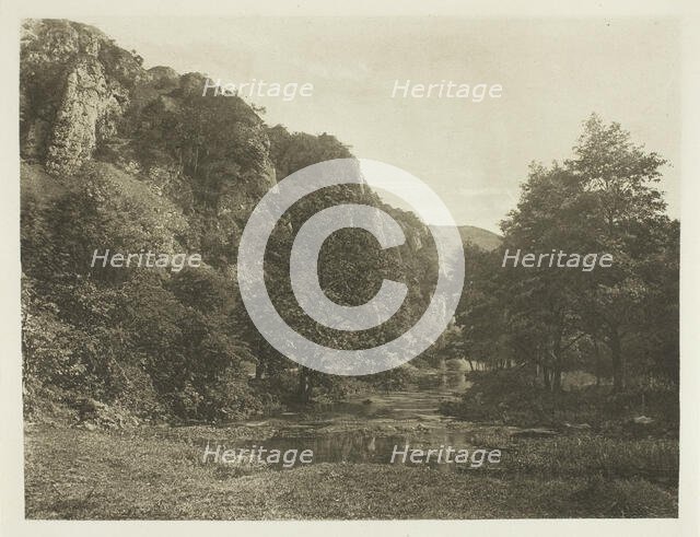 Tissington Spires, Dove Dale, 1880s. Creator: Peter Henry Emerson.