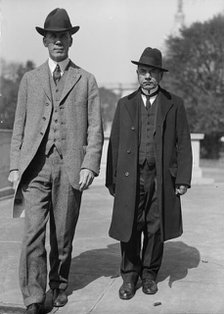 Robert Crosser, Rep. from Ohio, Right, with T.K. Giragossian, 1917. Creator: Harris & Ewing.