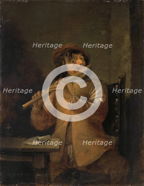 Flautist', 1630s. Creator: Teniers, David, the Younger (1610-1690).