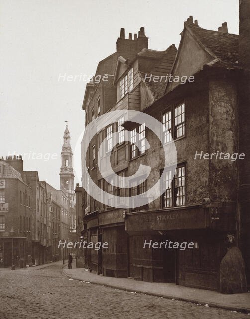 Old Houses in Drury Lane, c1876. Creator: Alfred & John Bool.