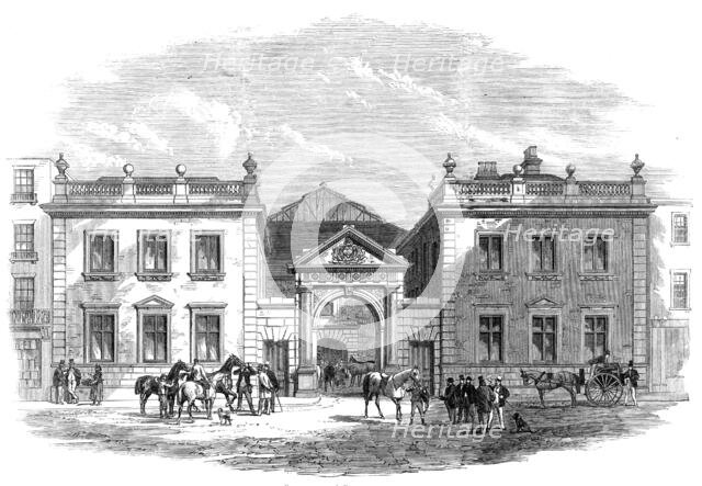 The new "Tattersall’s" at Knightsbridge-Green, 1864. Creator: Unknown.
