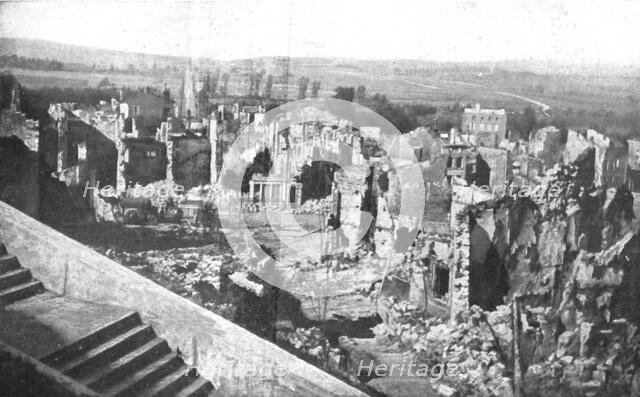 ''Nos regions Devastees; Les ruines tragiques de Clermont-en Argonne', 1914. Creator: Unknown.