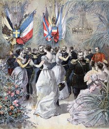 Celebrations in honour of the Visit of the Russian Fleet in Toulon, 1893. Artist: Henri Meyer