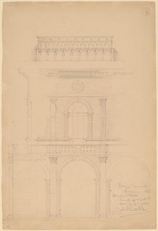 Palazzo Communale, Bologna, 1898. Creator: John Russell Pope.