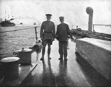 'Les Premiers Contingents Americains en France; Le general Pershing et le vice-amiral..., 1917. Creator: Jean Clair-Guyot.