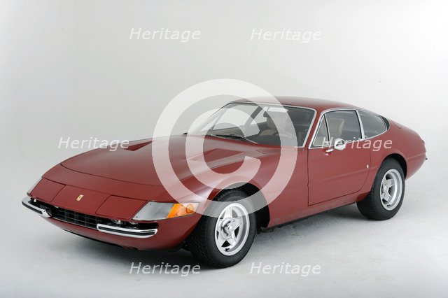 Ferrari 365 GTB 1972. Artist: Simon Clay.