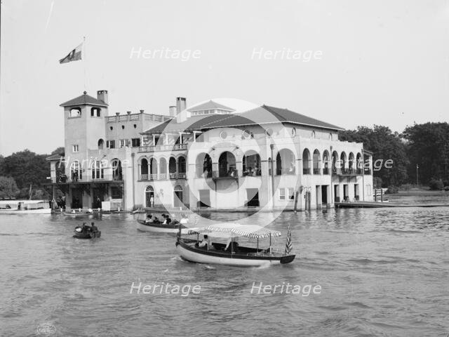 Detroit Boat Club, Belle Isle [Park], Detroit, Mich., c1905. Creator: Unknown.