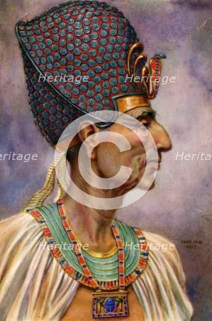 Rameses II, Ancient Egyptian pharaoh of the 19th Dynasty, 13th century BC (1926).  Artist: Winifred Mabel Brunton
