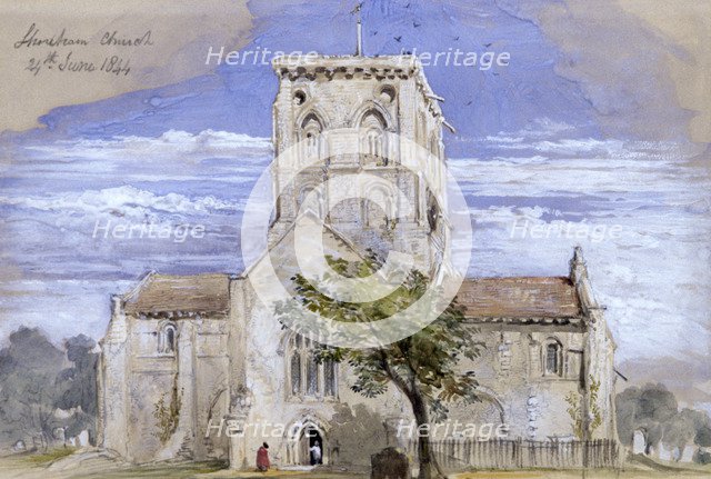 Shoreham Church, Kent, 1844. Artist: Sir John Gilbert