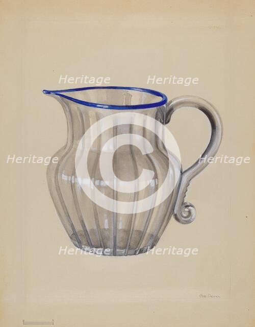 Small Pitcher, 1935/1942[. Creator: Charles Caseau.