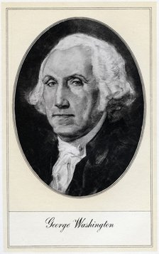 George Washington, the first President of the United States, (early 20th century).Artist: Gordon Ross