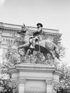 Winfield Scott Hancock - Equestrian statues in Washington, D.C., between 1911 and 1942. Creator: Arnold Genthe.