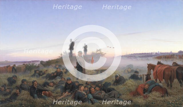 The Morning After the Battle of Isted 25 July 1850, 1876. Creator: Jorgen Sonne.